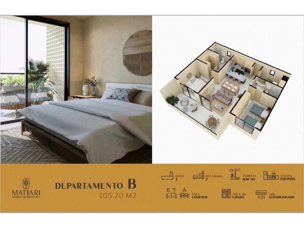 VENTA DEPTOS. TORRE 6 2do PISO EN MATIARI PARQUE RESIDENCIAL DESDE - 6