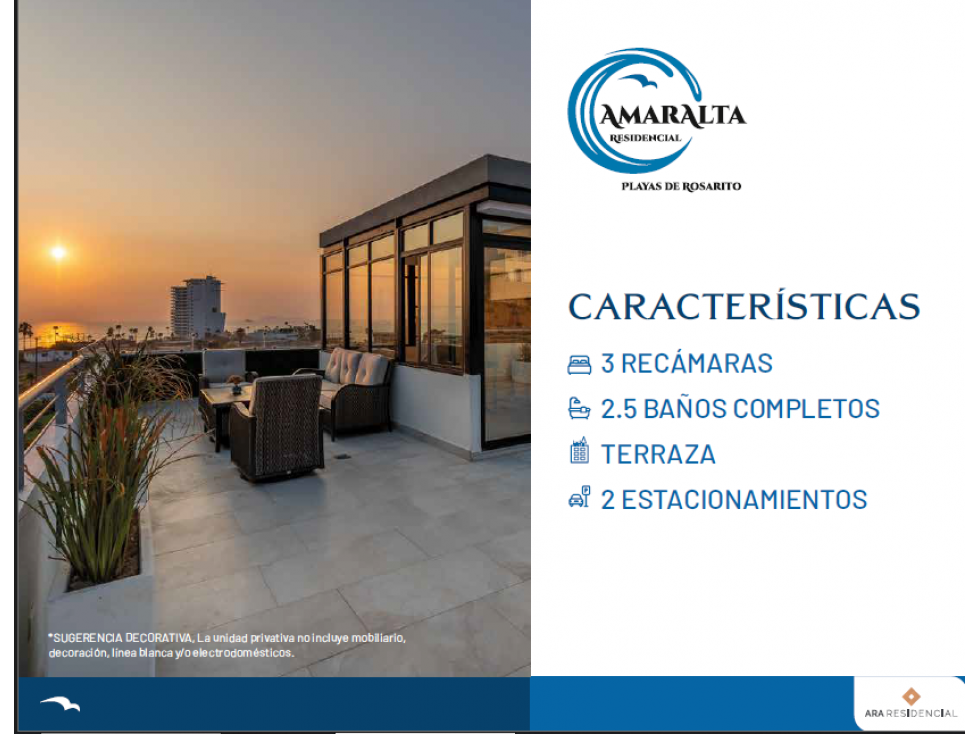 CASA EN VENTA MODELO CORAL EN AMARALTA RESIDENCIAL ROSARITO — foto 6