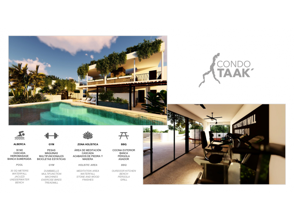 DEPARTAMENTOS EN VENTA CONDO TAAK? FASE II, PLAYA DEL CARMEN Q. ROO — foto 2