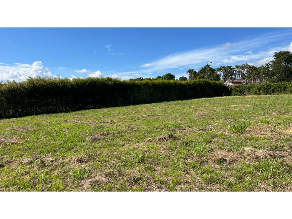 VENTA DE LOTE ESQUINERO COMPLETAMENTE PLANO SECTOR CERRITOS PEREIRA