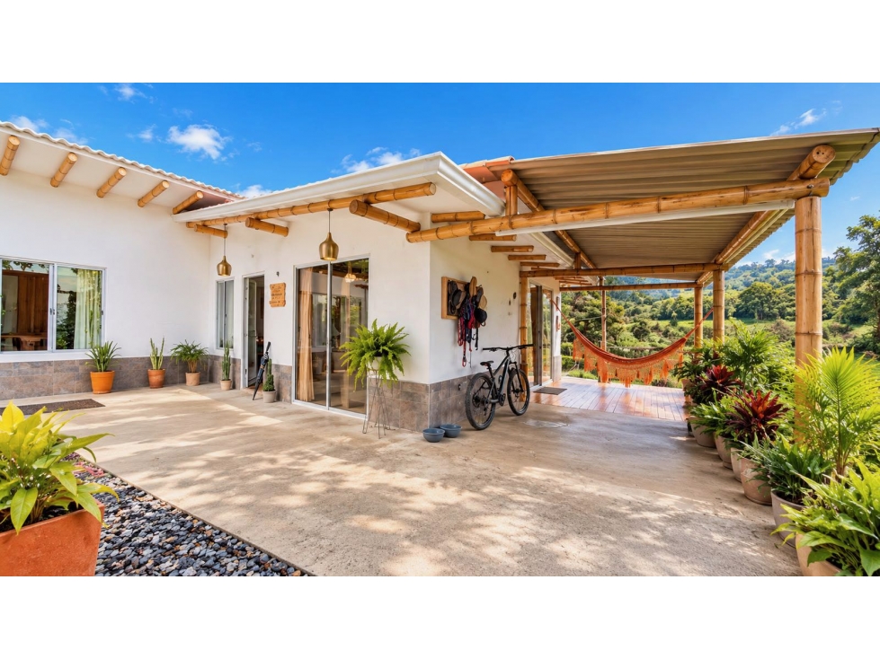 OPORTUNIDAD VENTA DE HERMOSA CABAÑA EN PEREIRA, VÍA ARMENIA