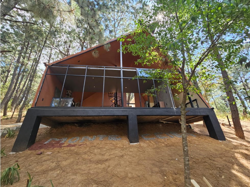 Conjunto de 4 cabañas en venta independientes + 1 cabaña chalet - 5
