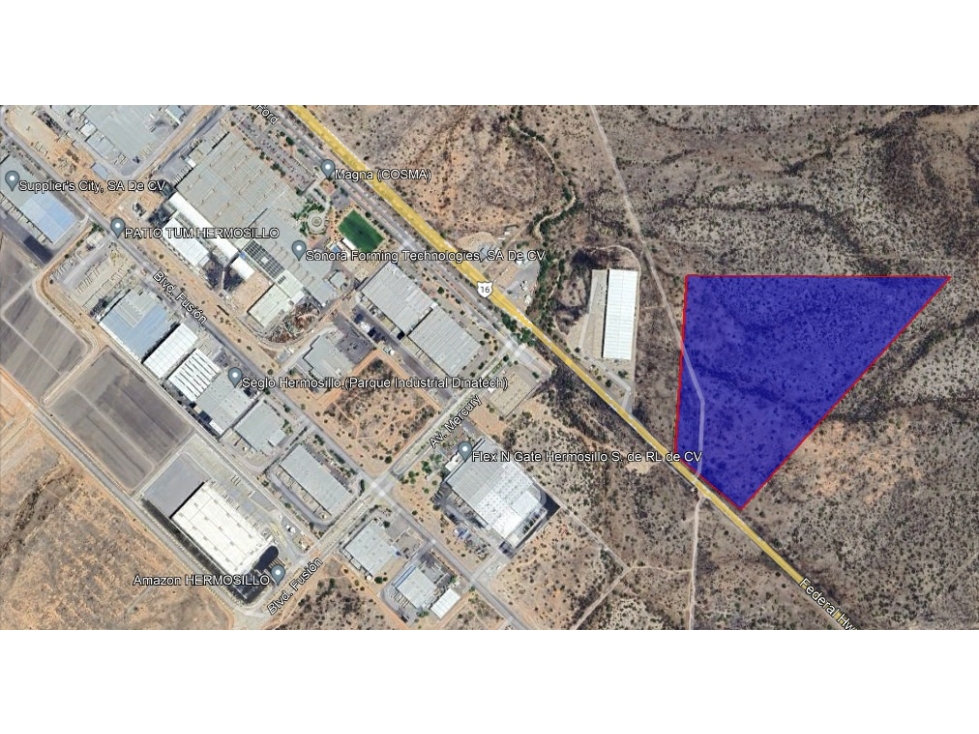 Terreno en Venta Parque Industrial Hermosillo, Sonora. - 1