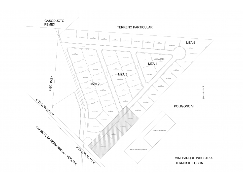 Terreno en Venta Parque Industrial Hermosillo, Sonora. - 2