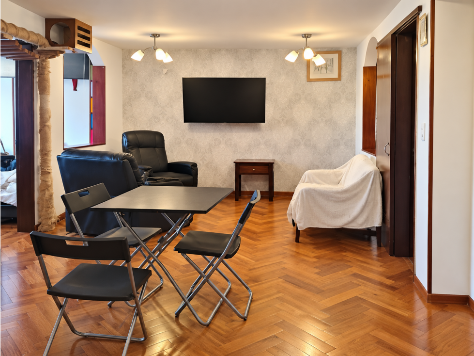 Apartamento en venta en el centro de Bogotá, 64 m² y garaje