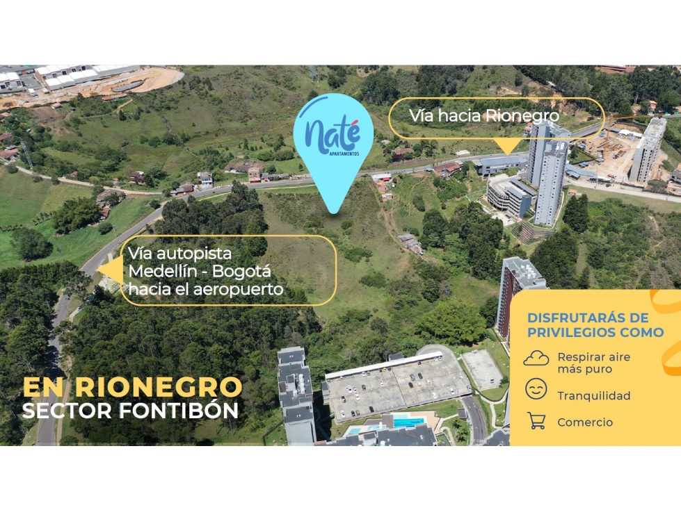 Cesion de derechos apto en Rionegro 268400