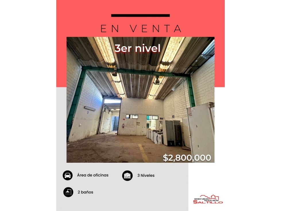Bodega en Venta Col. Landín, Sur de Saltillo - 3