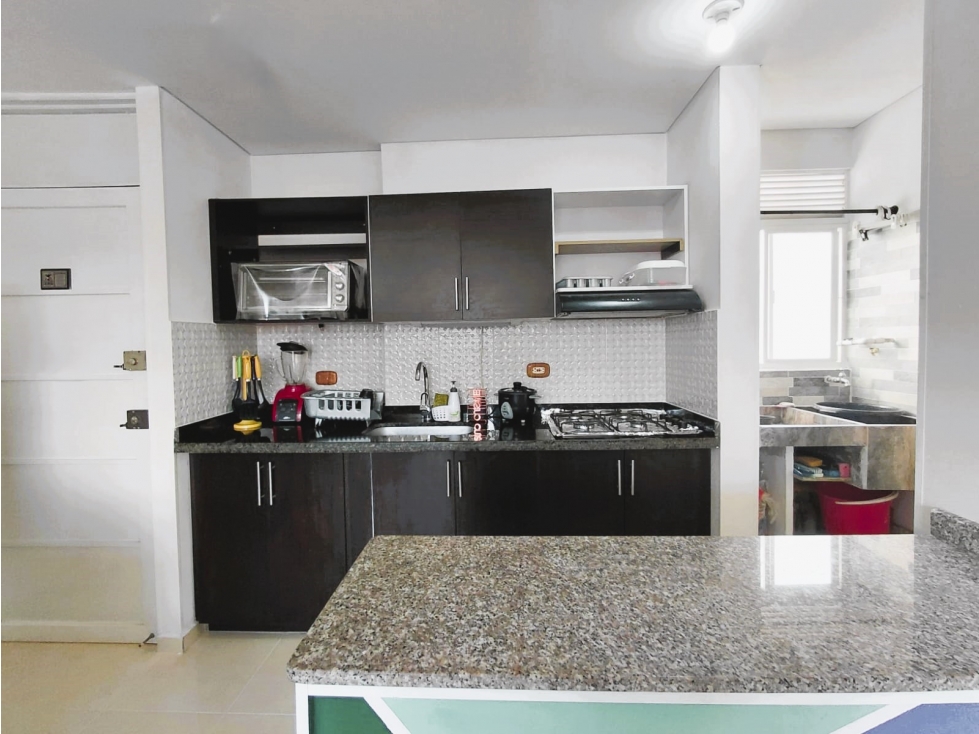 VENTA DE APARTAMENTO AMOBLADO EN BOCHALEMA 5to PISO SIN ASCENSOR