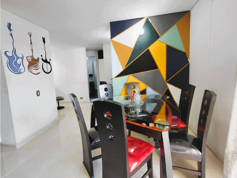 VENTA DE APARTAMENTO AMOBLADO EN BOCHALEMA 5to PISO SIN ASCENSOR — foto 3