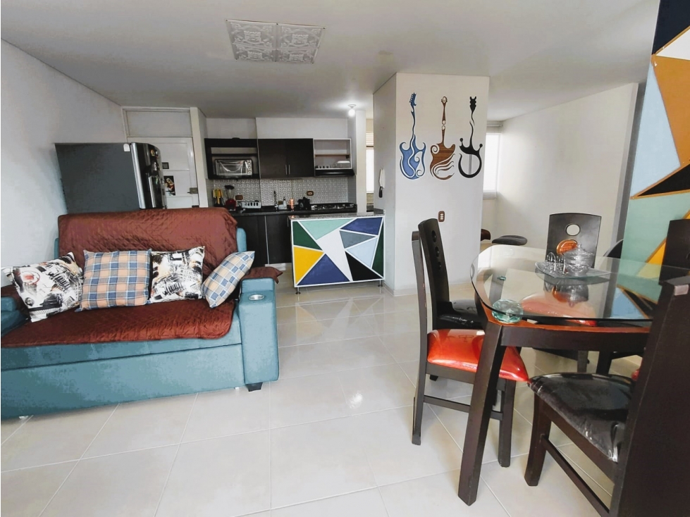 VENTA DE APARTAMENTO AMOBLADO EN BOCHALEMA 5to PISO SIN ASCENSOR — foto 4