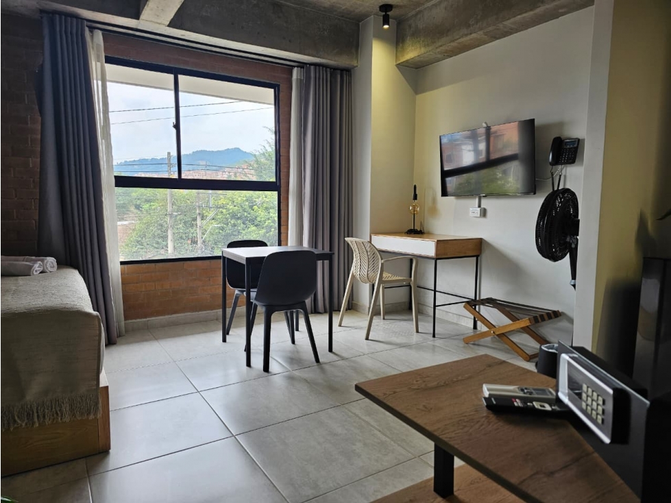 APARTAESTUDIO EN VENTA CON PERMISO DE RENTAS CORTAS BELÉN LOS ALPES — foto 2