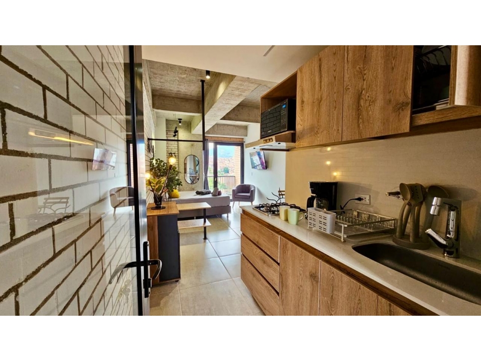 APARTAESTUDIO EN VENTA BELÉN LOS ALPES LICENCIA RENTAS CORTAS — foto 3