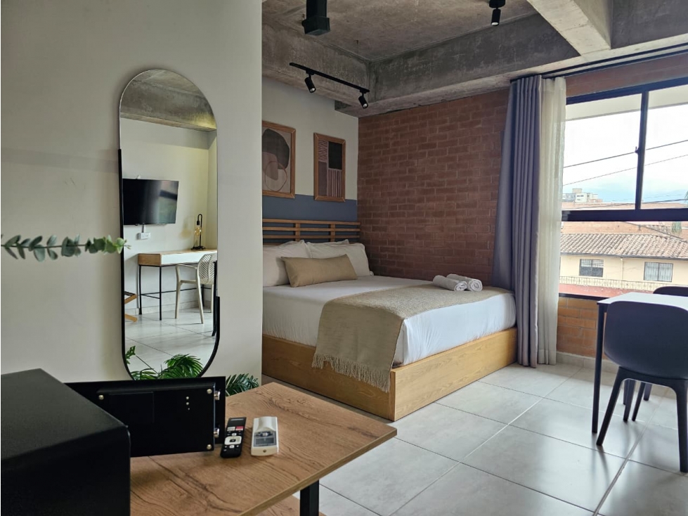 APARTAESTUDIO EN VENTA CON PERMISO DE RENTAS CORTAS BELÉN LOS ALPES
