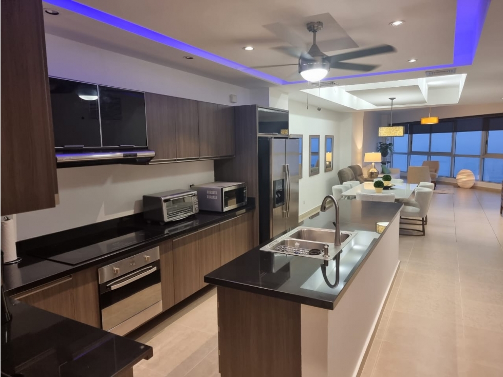 ALQUILER/VENTA APARTAMENTO AMOBLADO VISTA AL MAR AV. BALBOA PH RIVAGE — foto 4