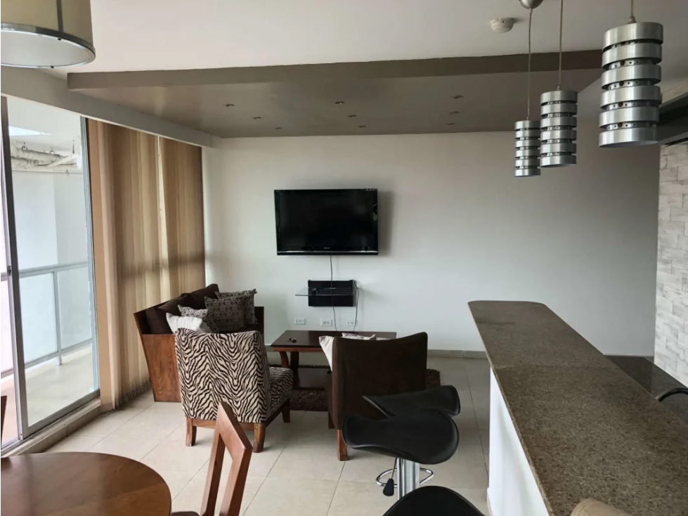 ALQUILER APARTAMENTO AMOBLADO VIA PORRAS CON BALCON PH OASIS TOWER — foto 4