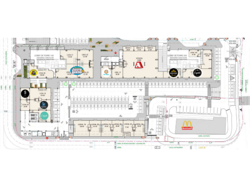 LOCAL DE 116 M2 EN PLANTA BAJA EN GREENWOOD PLAZA
