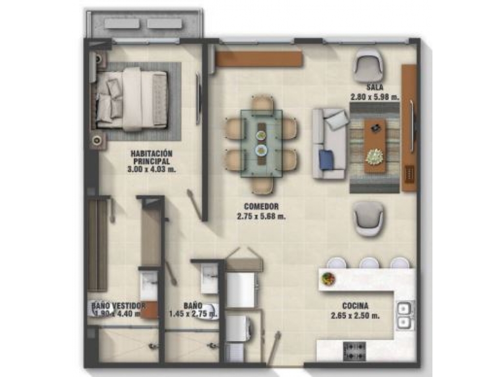 VENTA APARTAMENTO EN PH VAN GOGH — foto 2