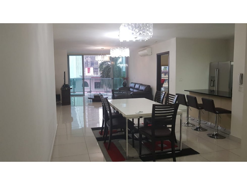 APARTAMENTO EN AVENIDA BALBOA AMOBLADO 3 RECAMARAS PH ALLURE