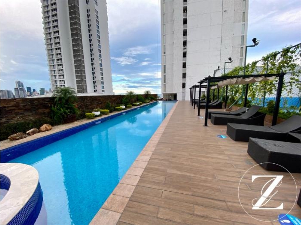 VENTA APARTAMENTO EN AVENIDA BALBOA DE 176MT AMOBLADO RIVAGE