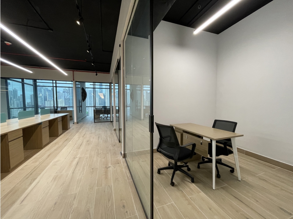 ALQUILER OFICINA CALLE 50 AMOBLADA SERVICIOS/MTTO INLCUIDO TOWERBANK — foto 5