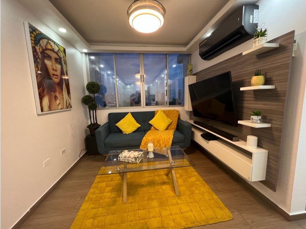 APARTAMENTO AMOBLADO 3 RECAMARAS VIA ESPAÑA CERCA AL METRO Y HOSPITAL — foto 2