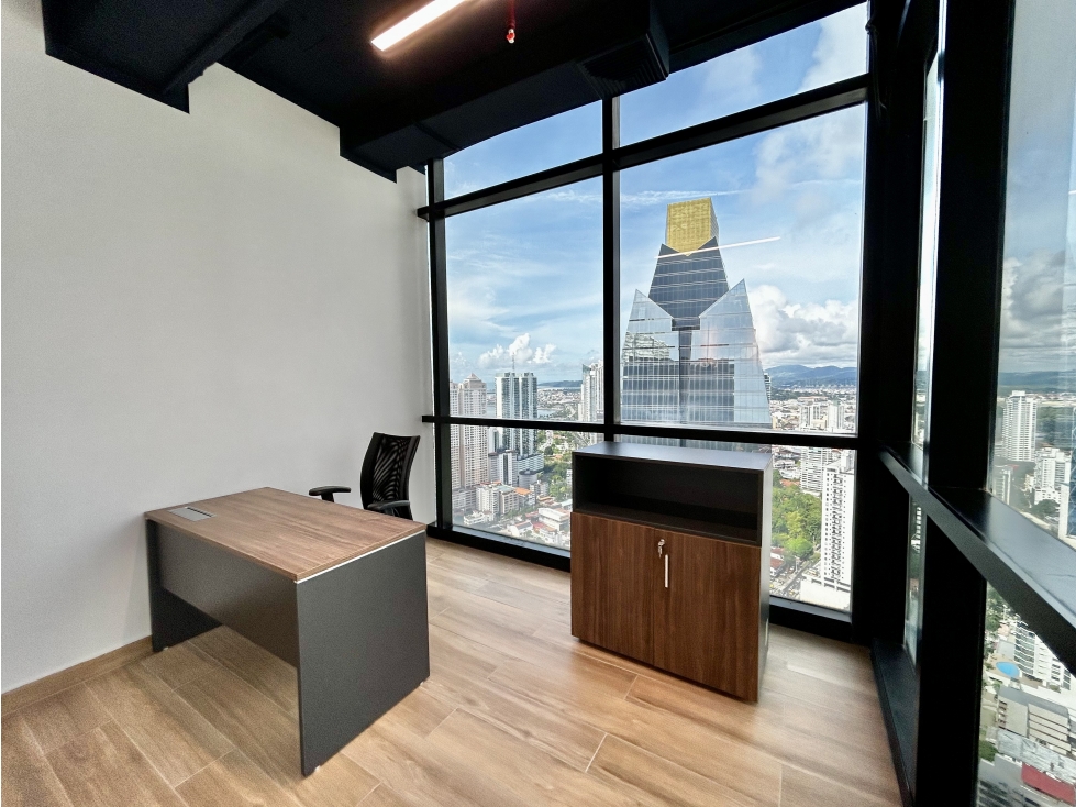 ALQUILER OFICINA AMOBLADA SERVICIOS INLCUIDOS TOWERBANK CALLE 50 MC — foto 3