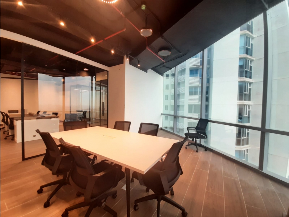 ALQUILER OFICINA AMOBLADA COSTA DEL ESTE 122M2 ESTRENAR MTTO INCLUIDO — foto 3