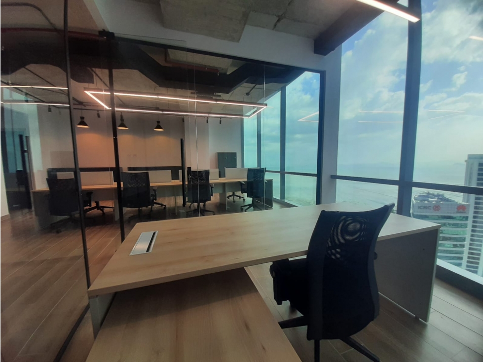 ALQUILER OFICINA AMOBLADA COSTA DEL ESTE 140M2 ESTRENAR MTTO INCLUIDO — foto 3