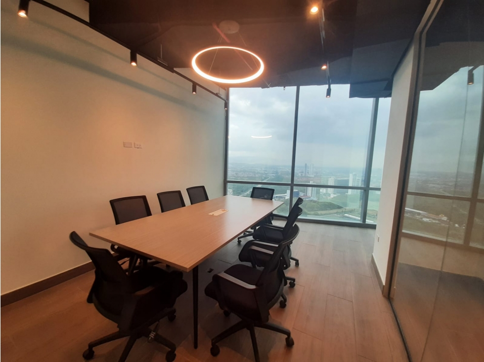 ALQUILER OFICINA AMOBLADA COSTA DEL ESTE 140M2 ESTRENAR MTTO INCLUIDO — foto 2