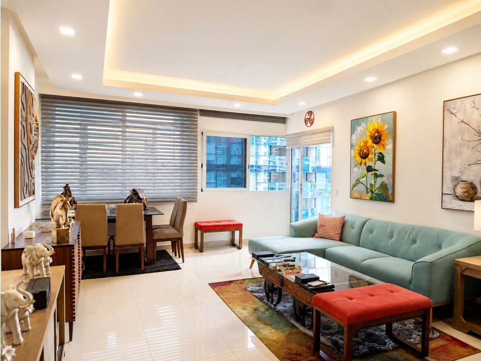 ALQUILER APARTAMENTO AVENIDA BALBOA BALCÓN AMOBLADO 2 REC GREENVIEW