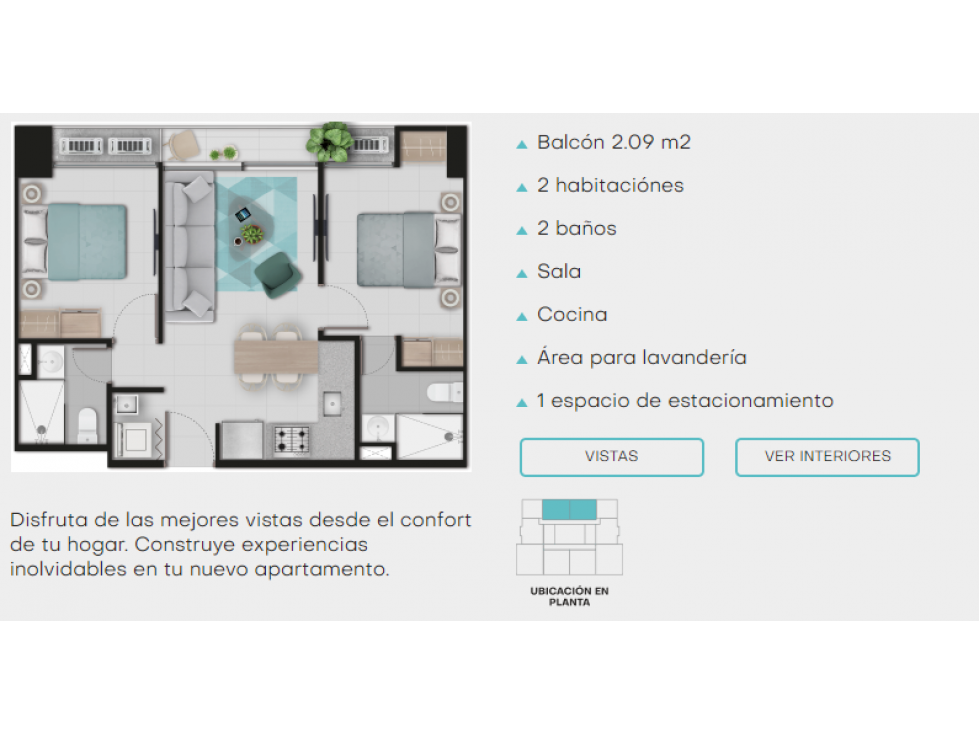 VENTA APARTAMENTO VIA ARGENTINA, PROYECTO MORE MODELO UP — foto 2