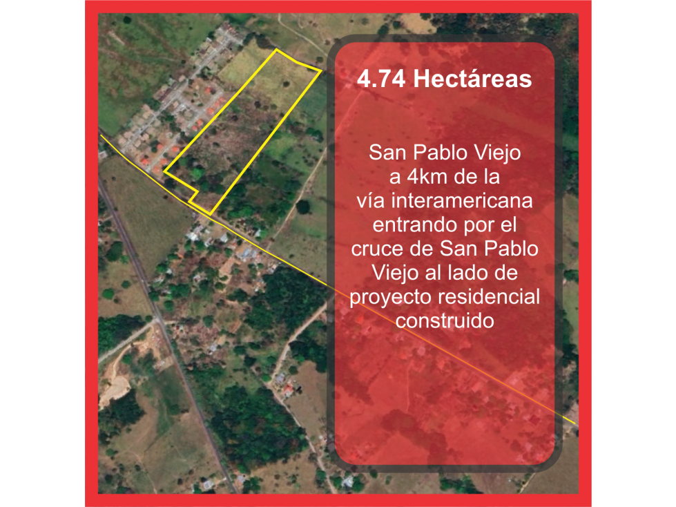 VENDO CUATRO HECTAREAS +7400MTS SAN PABLO - 2