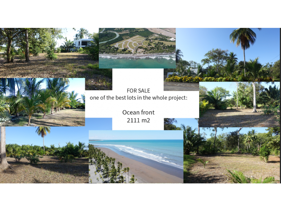 Vendo hermoso Lote Frente al Mar en Puerto Armuelles - 2