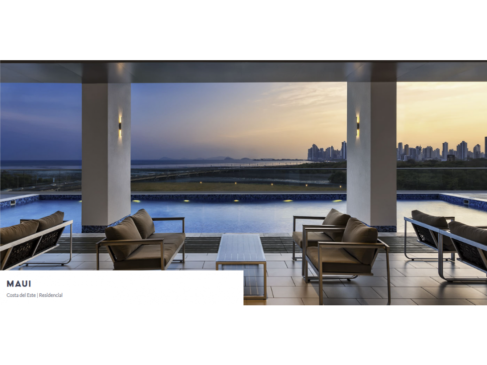 VENTA O ALQ OPC A COMPRA APARTAMENTO COSTA DEL ESTE PH MAUI