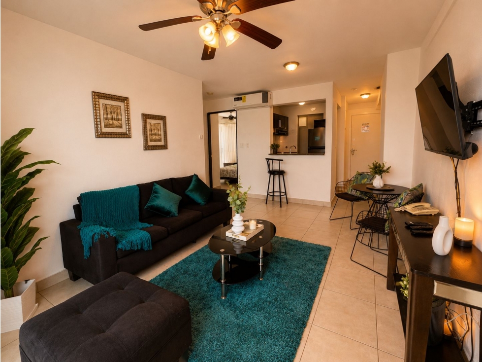 APARTAMENTO AMOBLADO 2 RECAMARAS MODERNO PLAZA EDISON EL MARE