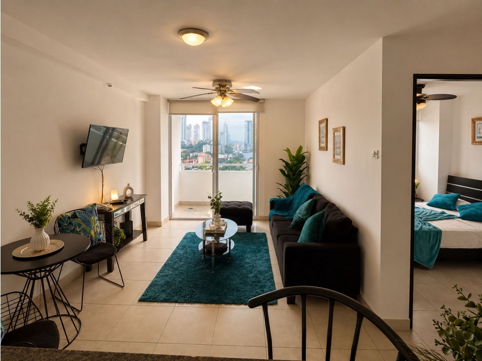 APARTAMENTO AMOBLADO 2 RECAMARAS MODERNO PLAZA EDISON EL MARE — foto 5