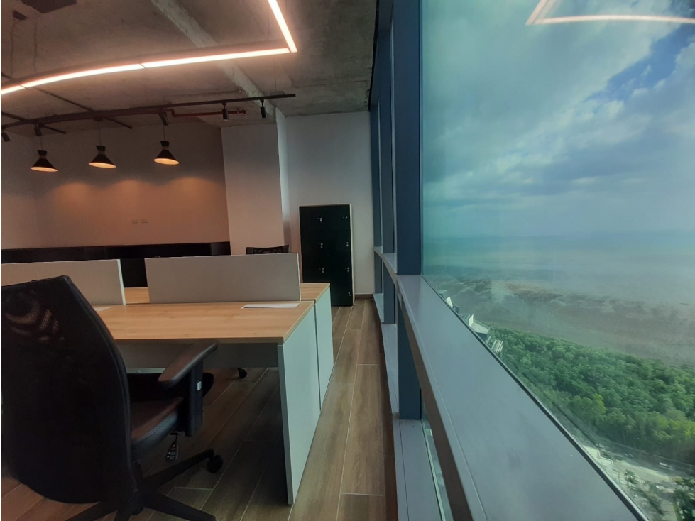ALQUILER OFICINA AMOBLADA COSTA DEL ESTE 140M2 ESTRENAR MTTO INCLUIDO — foto 5