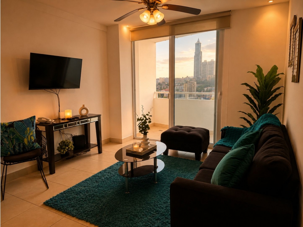 APARTAMENTO AMOBLADO 2 RECAMARAS MODERNO PLAZA EDISON EL MARE — foto 4