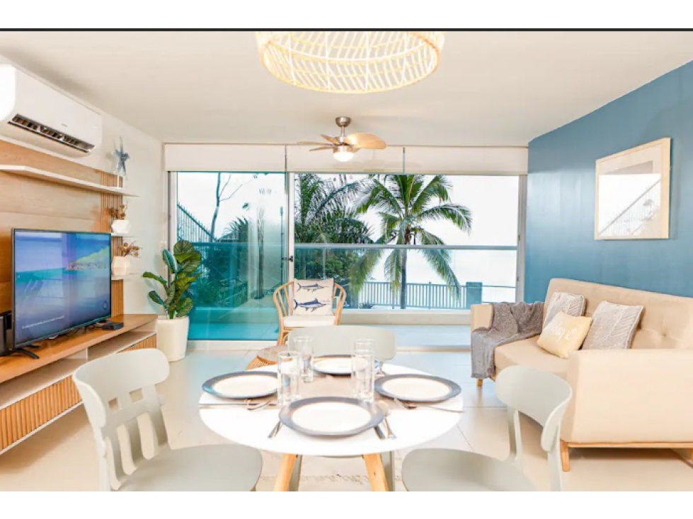 APARTAMENTO AMOBLADO 114 M2 EN PH BAHIA GORGONA, PLAYA SERENA