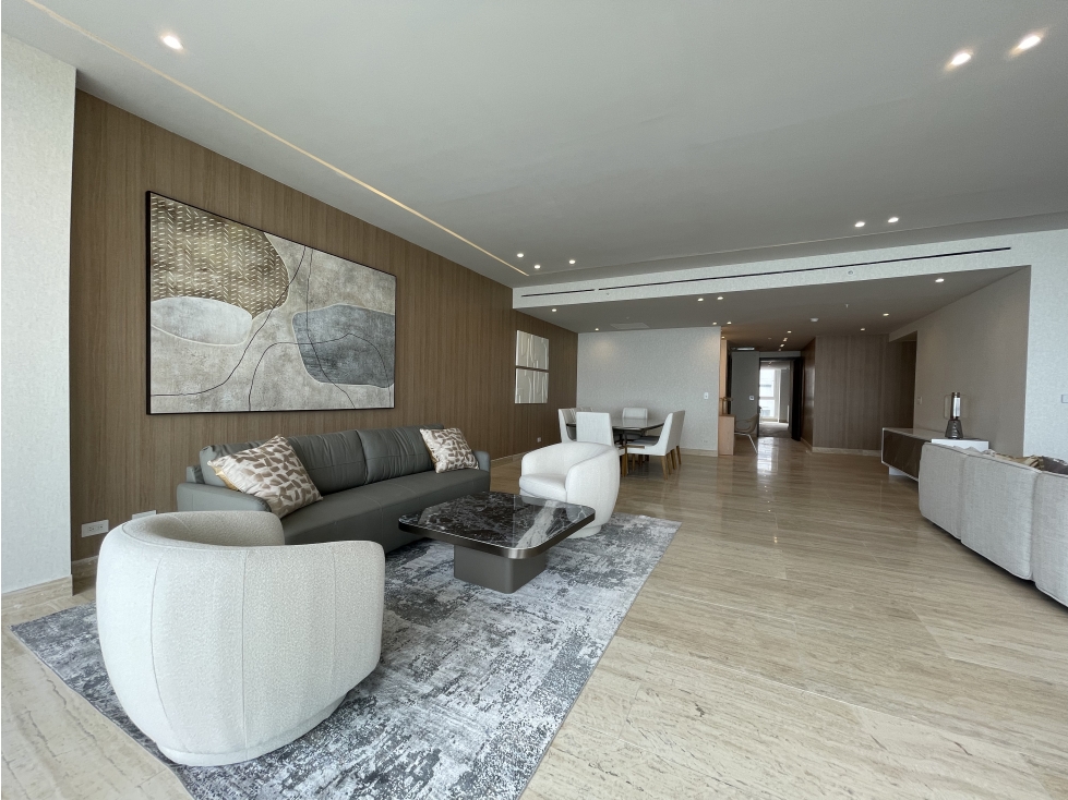 ALQUILER APARTAMENTO PUNTA PAITILLA 330M2 AMOBLADO THE TOWERS MLD