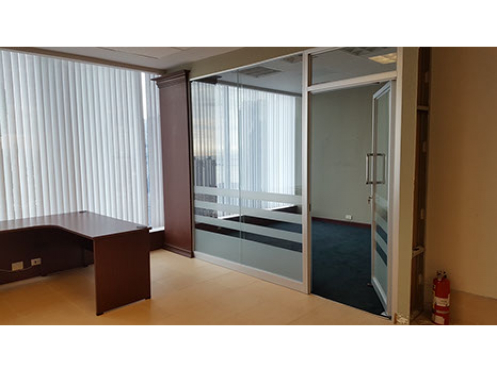 ALQUILER OFICINA 150M2 CON O SIN MUEBLES CALLE 50, TORRE GLOBAL — foto 4