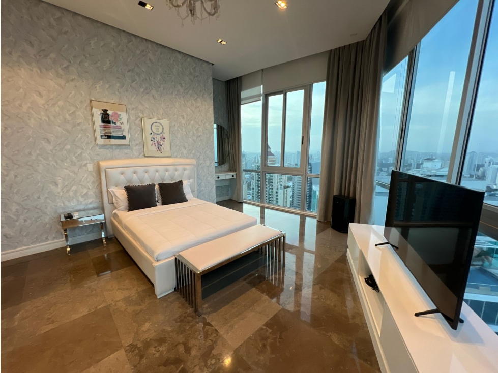 APARTAMENTO PENTHOUSE AMOBLADO PUNTA PACIFICA BLUE BAHIA — foto 5