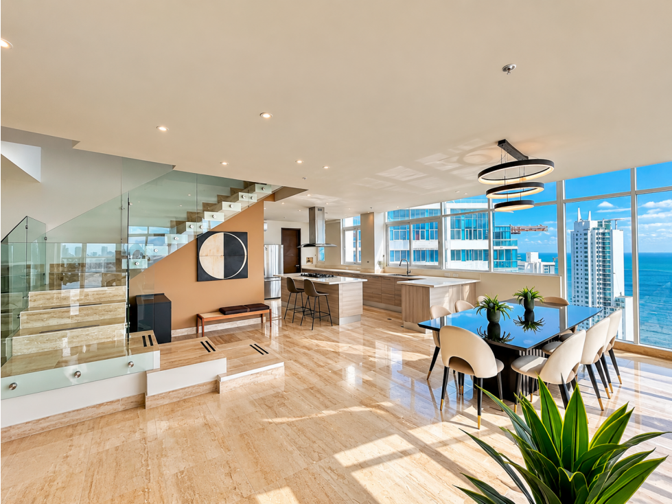 ALQUILER PENTHOUSE COSTA DEL ESTE 217M2 2 NIVELES PH THE REGENT MLD