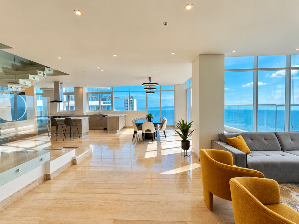 ALQUILER PENTHOUSE COSTA DEL ESTE 217M2 2 NIVELES PH THE REGENT MLD — foto 4