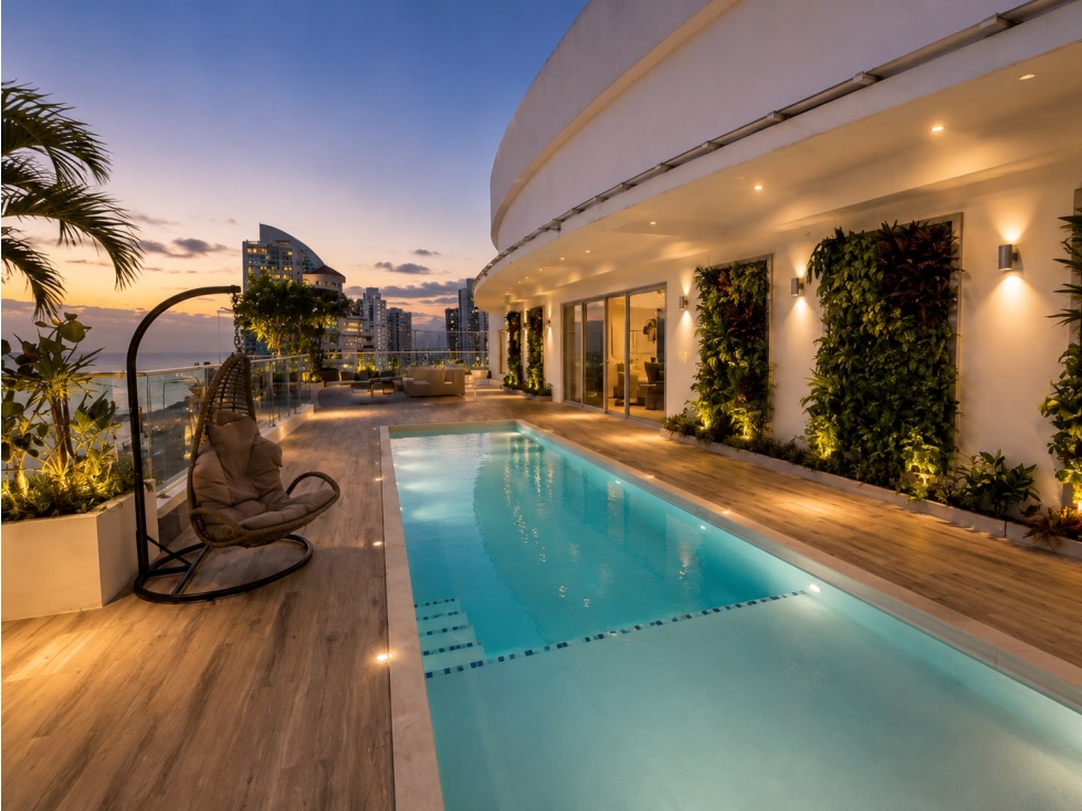 VENTA PENTHOUSE PUNTA PACIFICA 985 M2 AMOBLADO Y PISCINA MLD