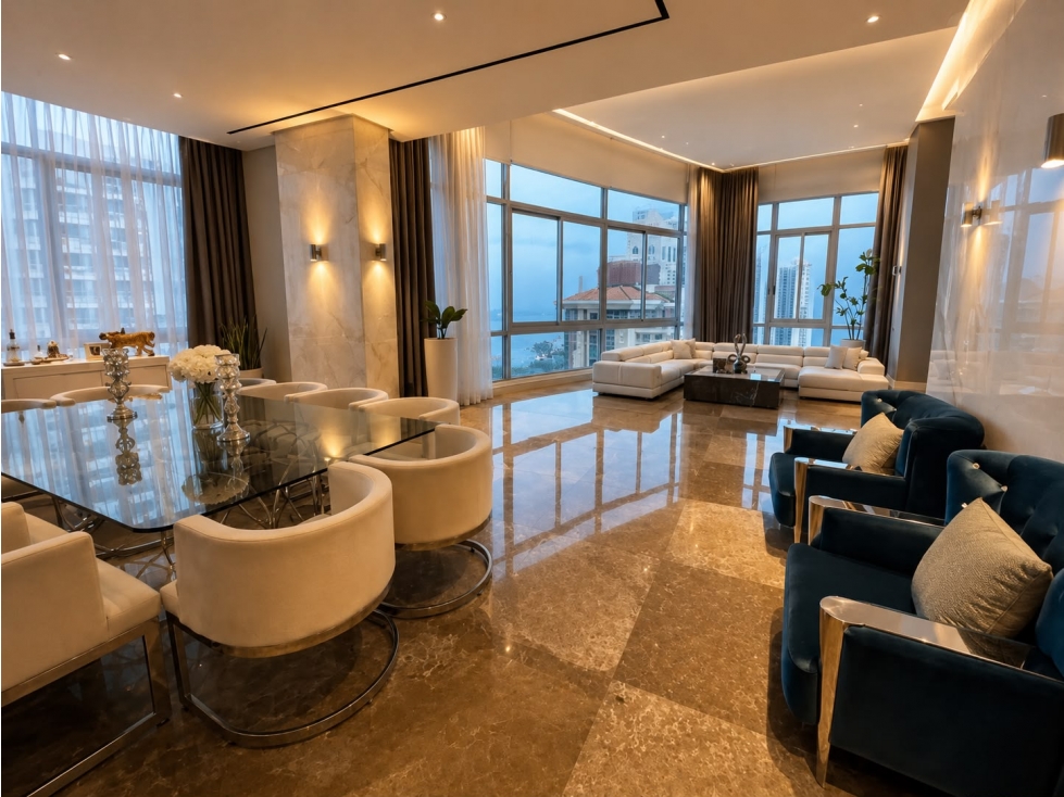 VENTA PENTHOUSE PUNTA PACIFICA 985 M2 AMOBLADO Y PISCINA MLD — foto 4