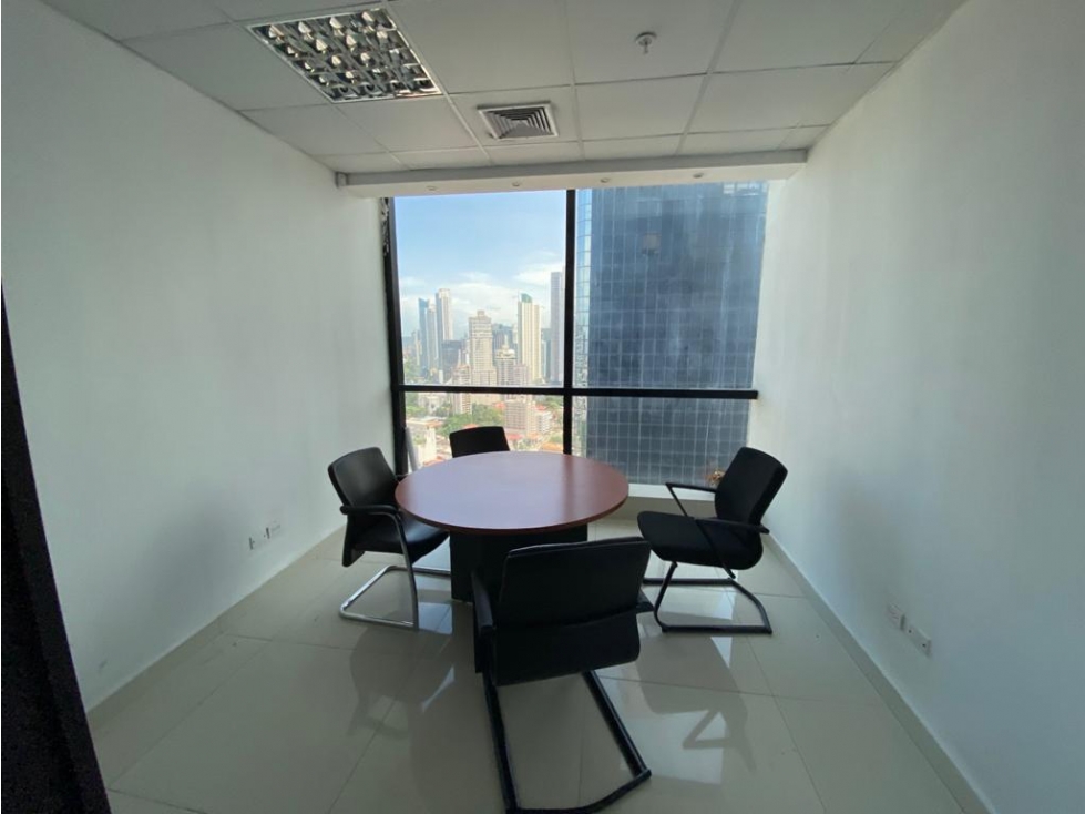 OFICINA AMOBLADA O VACIA 110M2, EN TOWERBANK, CALLE 50 — foto 2