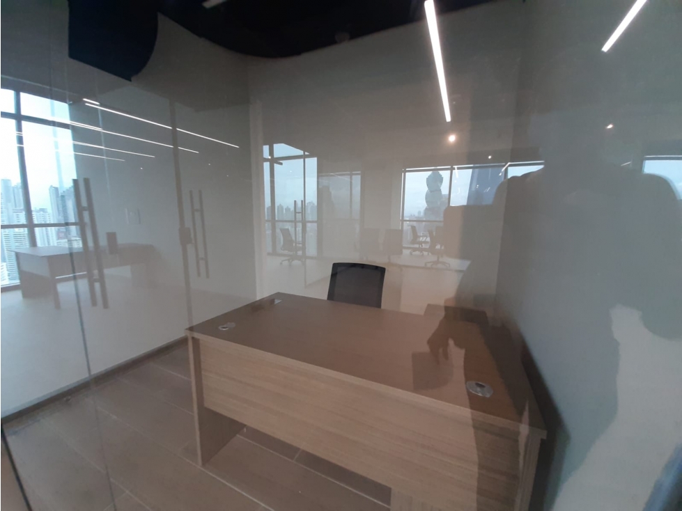 OFICINA 247M2 AMOBLADA SERVICIOS/MTTO INLCUIDO, EN TOWERBANK CALLE 50 — foto 5