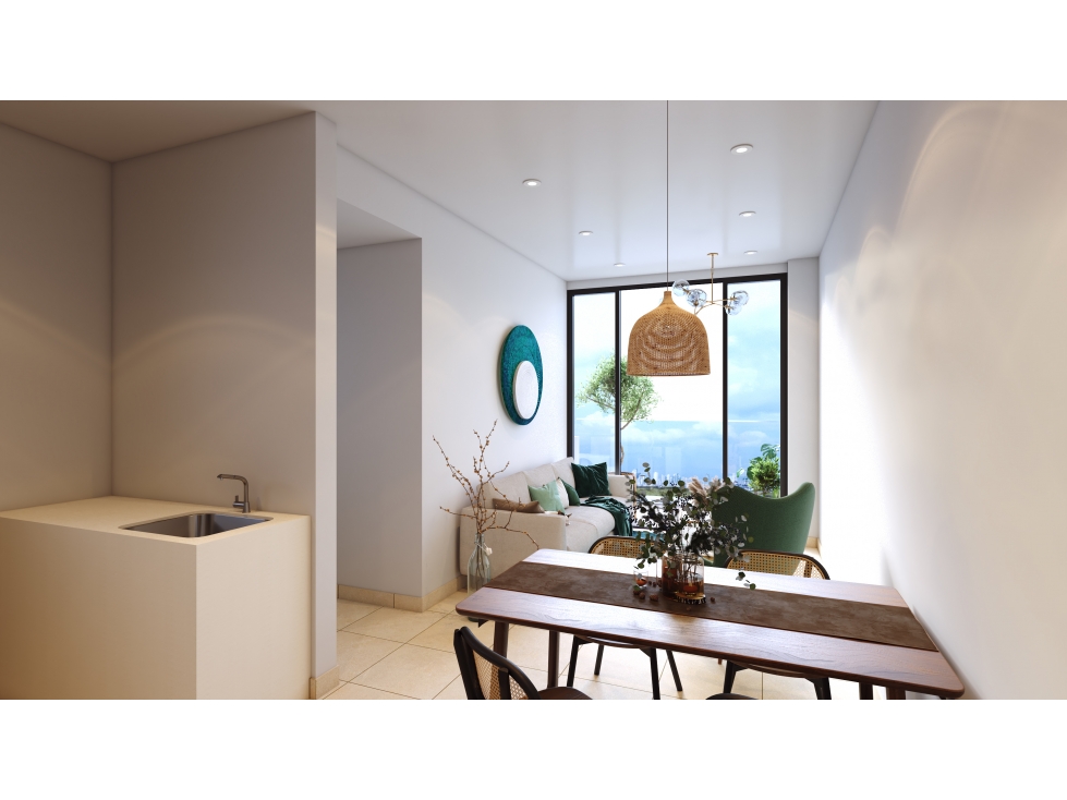 VENTA APARTAMENTO COCOLI 49M2 CANAL BREEZE TUCAN COUNTRY CLUB MLD — foto 4