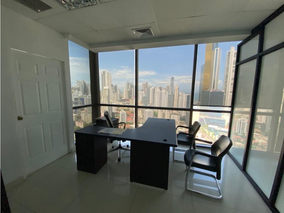 OFICINA AMOBLADA O VACIA 110M2, EN TOWERBANK, CALLE 50 — foto 3